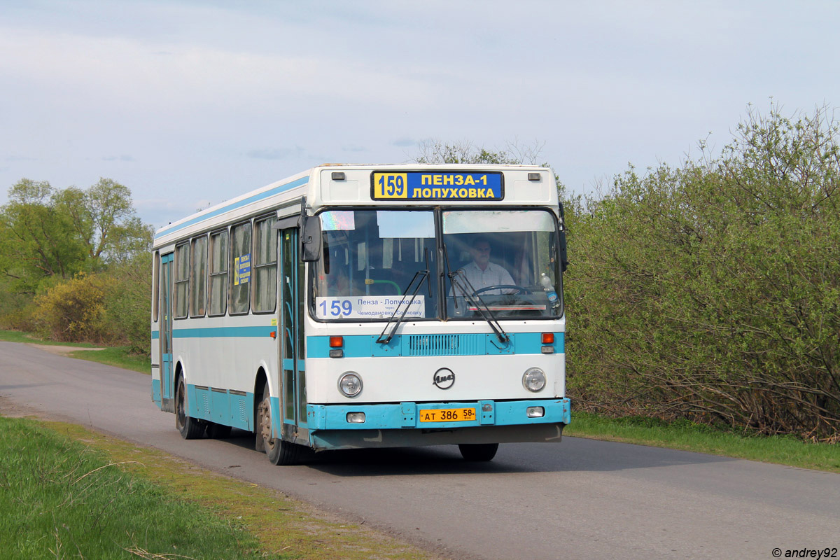 Penza region, LiAZ-5256.00-11 Nr. АТ 386 58