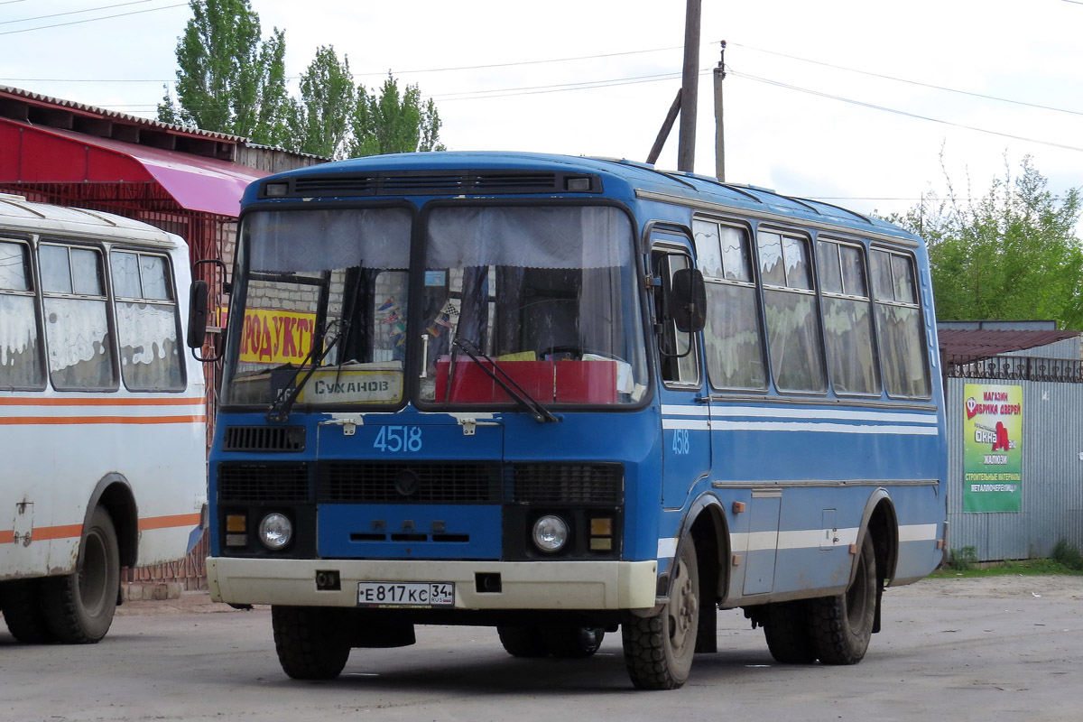 Волгоградская область, ПАЗ-32051-110 № Е 817 КС 34