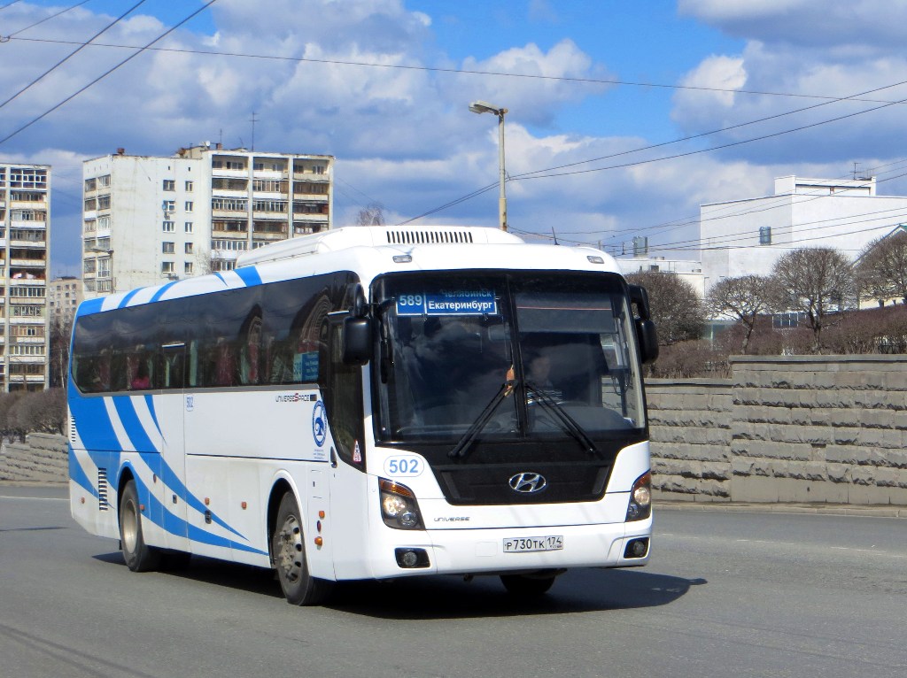 Челябинская область, Hyundai Universe Space Luxury № 502