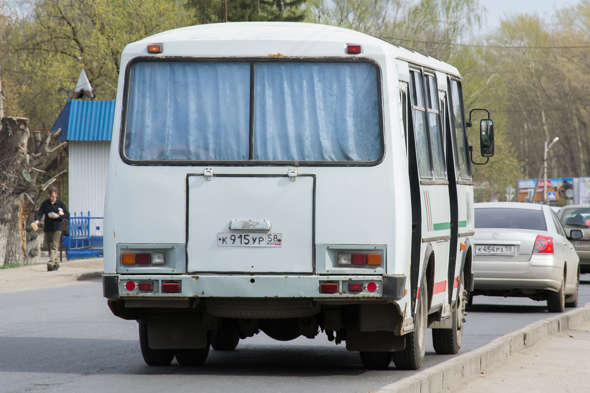 Пензенская область, ПАЗ-32054-07 № К 915 УР 58