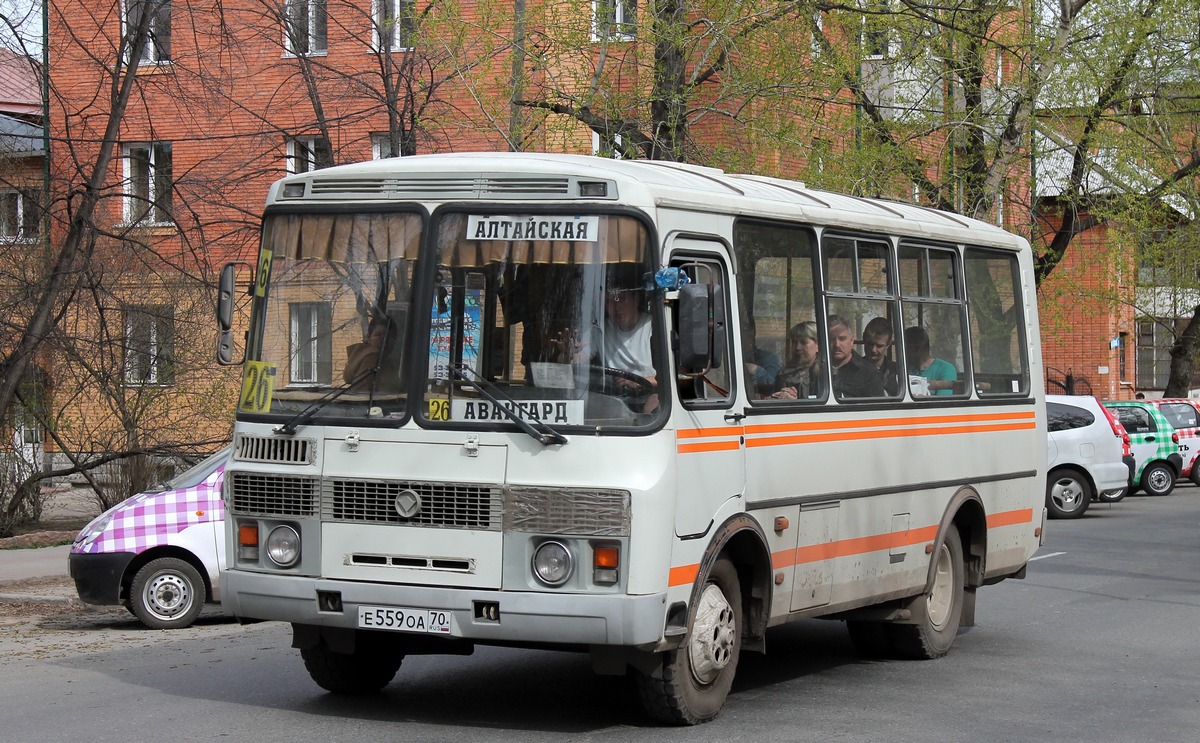 Томская область, ПАЗ-32054 № Е 559 ОА 70