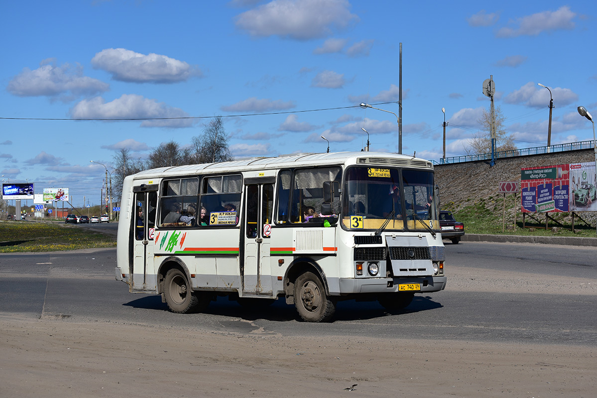 Архангельская область, ПАЗ-32054 № АС 740 29