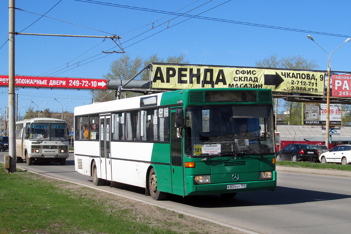 Perm region, Mercedes-Benz O407 Nr. Е 804 ХУ 159