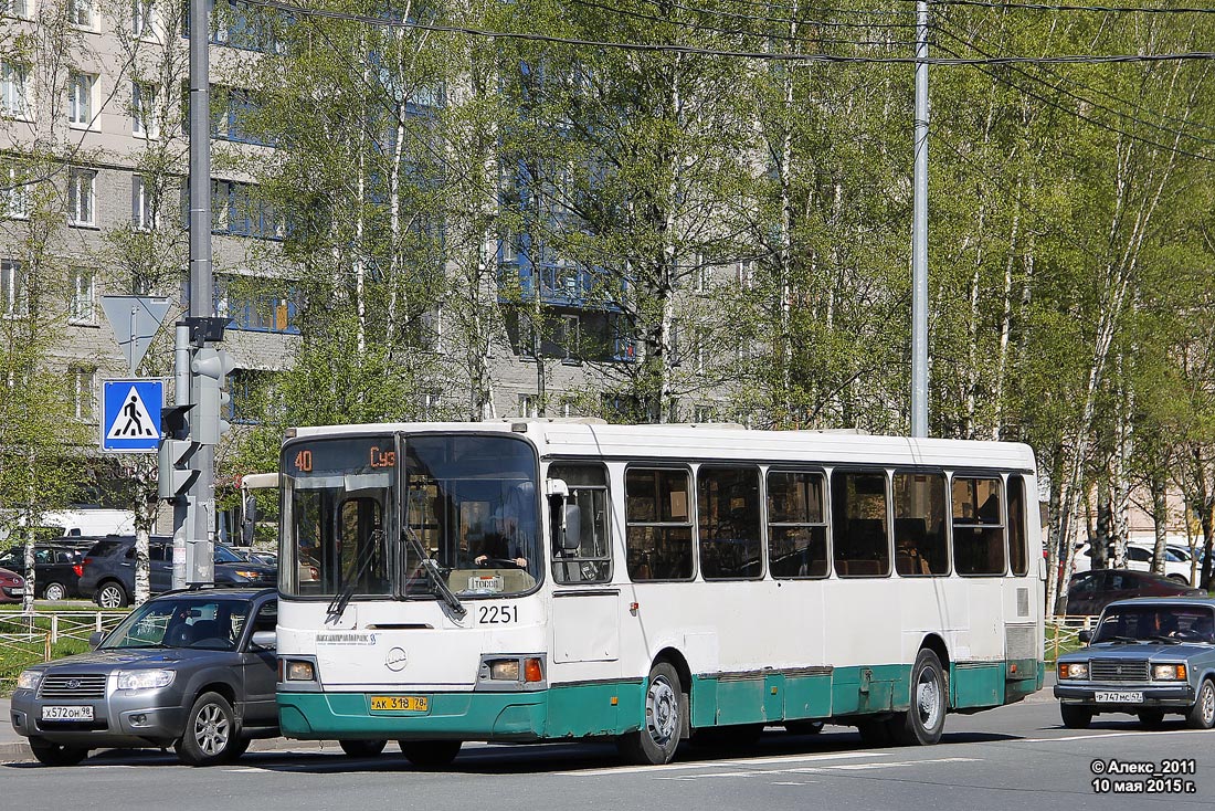 Saint Petersburg, LiAZ-5256.25 № 2251