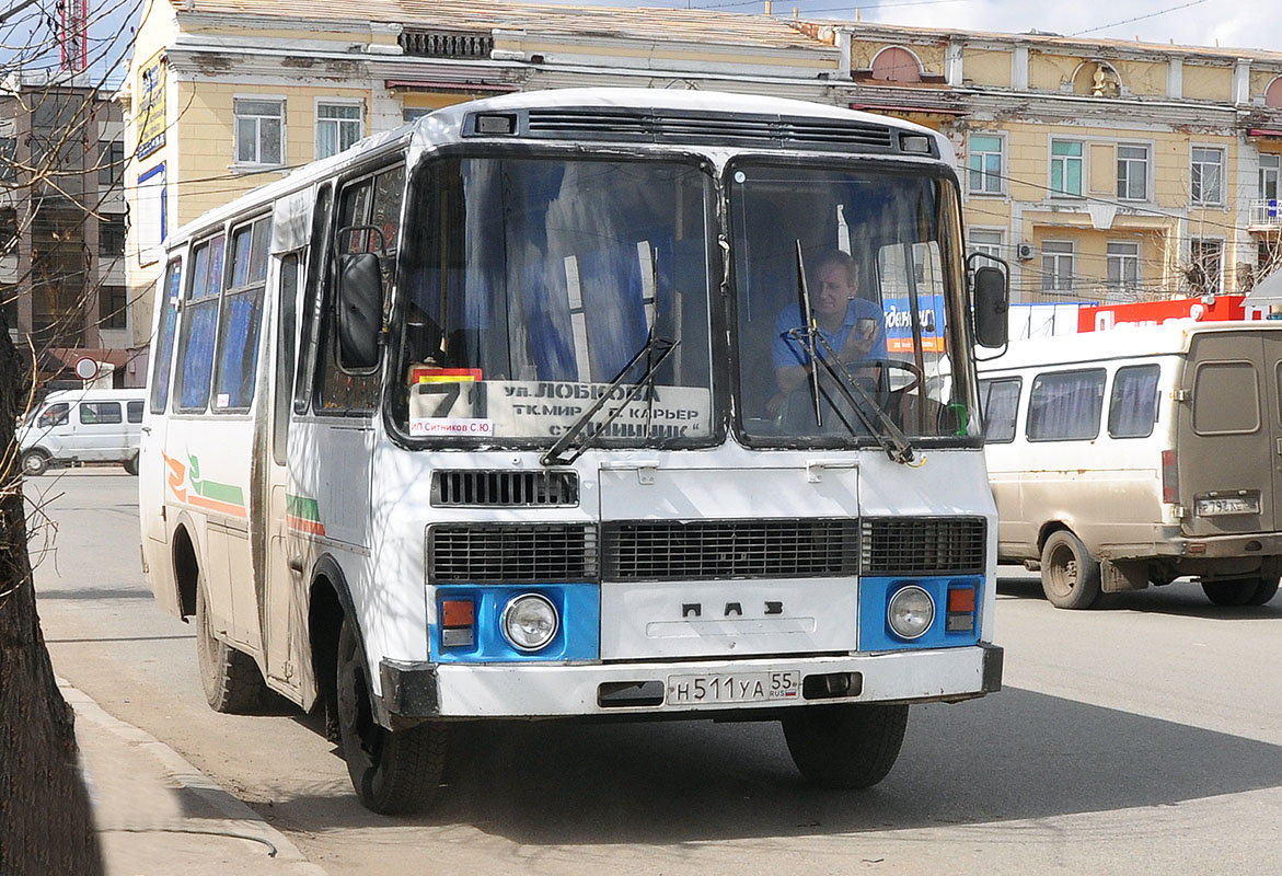 Омская область, ПАЗ-3205 (00) № Н 511 УА 55