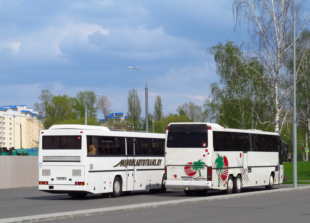 Минская область, МАЗ-152.063 № АН 9492-5; Минская область, Neoplan N316/3SHDL Transliner № АН 5474-5