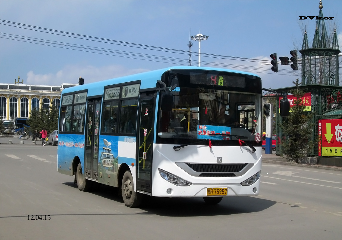 Китай, Zhong Tong LCK6722D4GE № 黑G 75957