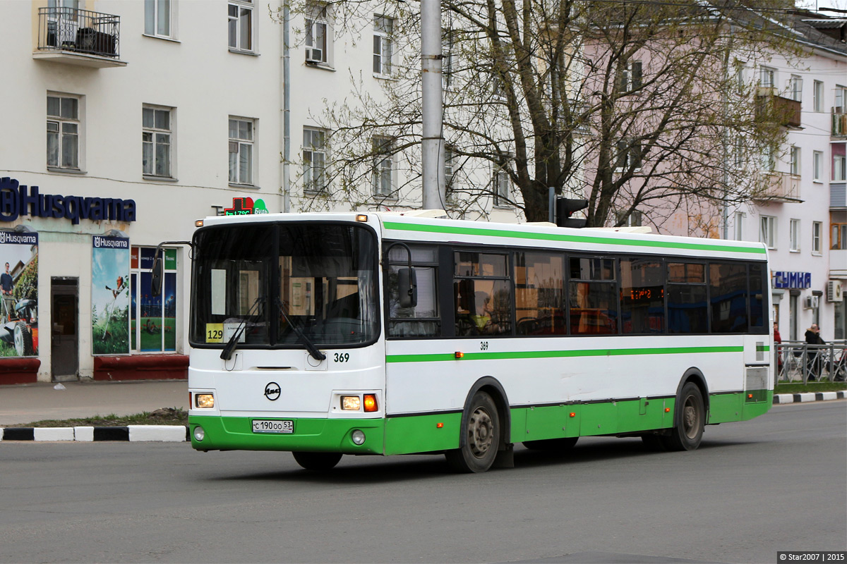 Novgorod region, LiAZ-5256.53 Nr. 369