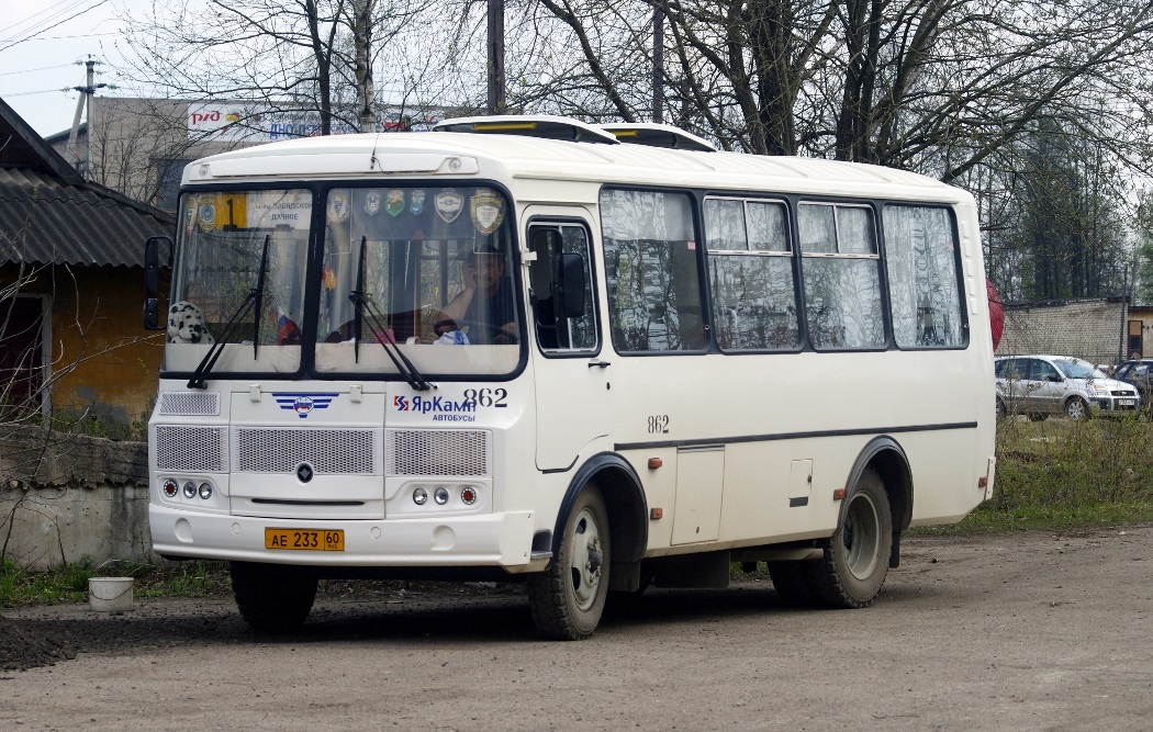 Псковская область, ПАЗ-32053 № 862