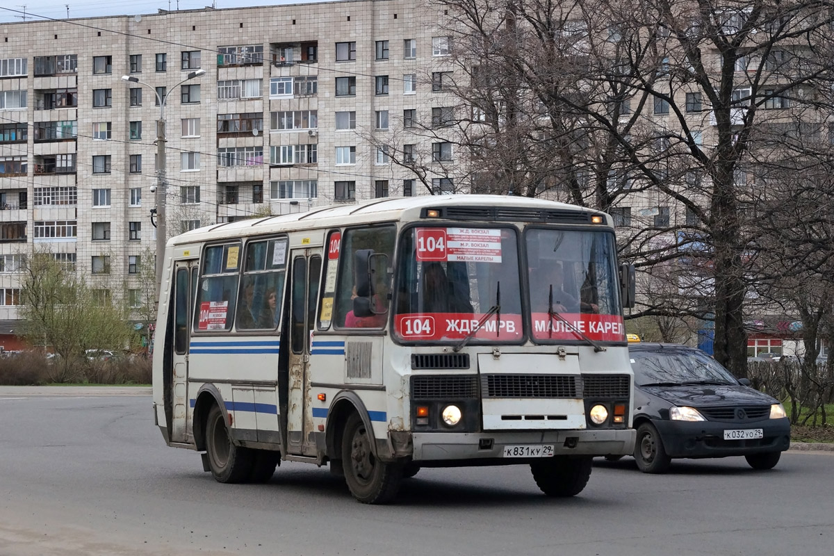 Архангельская область, ПАЗ-32054 № К 831 КУ 29