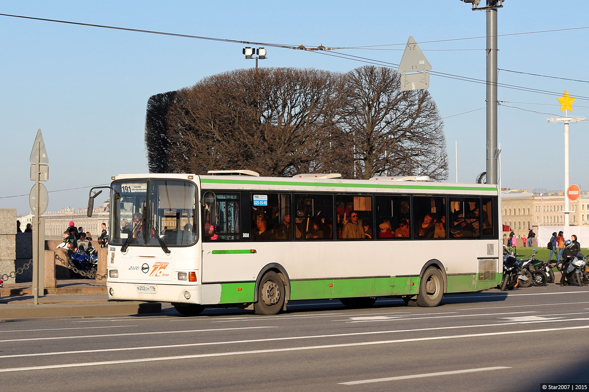 Санкт-Петербург, ЛиАЗ-5293.60 № 3650