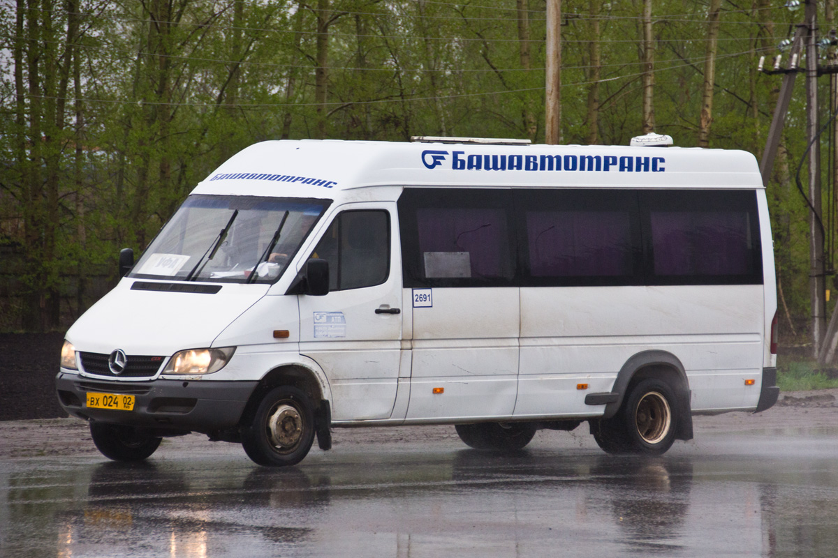 Башкортостан, Mercedes-Benz Sprinter 413CDI № 2691 — Фото — Автобусный  транспорт