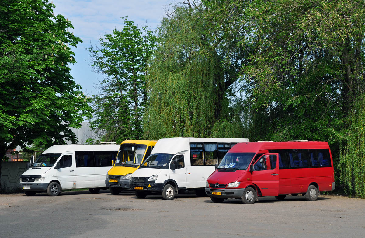 Днепропетровская область, Mercedes-Benz Sprinter W903 312D № AI 1833 CI; Днепропетровская область, БАЗ-2215 "Дельфин" № BI 3576 AA; Днепропетровская область, Рута СПВ-17 № AE 9862 AA; Днепропетровская область, Mercedes-Benz Sprinter W903 313CDI № AE 9179 AA