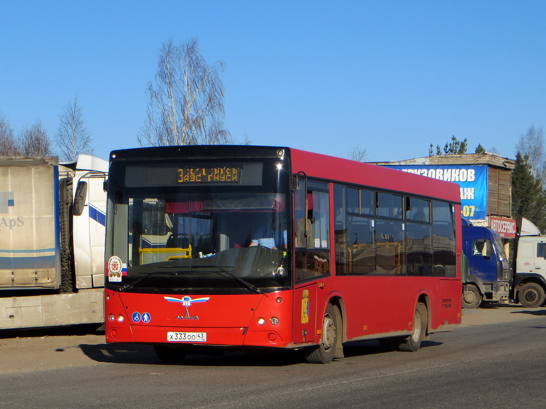 Кировская область, МАЗ-206.068 № Х 333 ОО 43