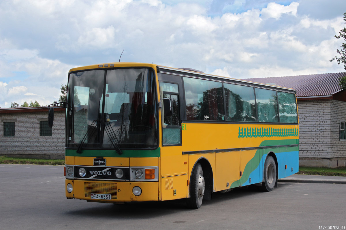 Латвия, Van Hool T8 Alizée 310 № 61