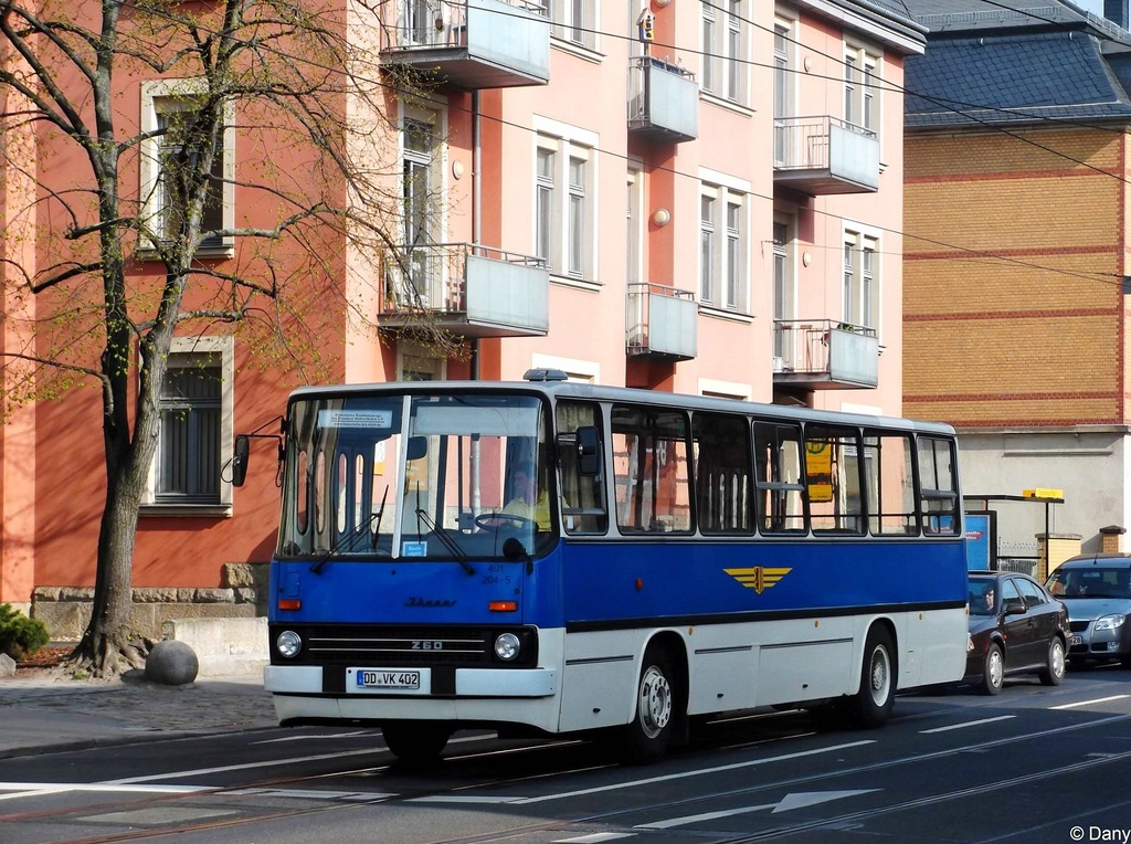 Saxony, Ikarus 260.02 Nr 401 204-5