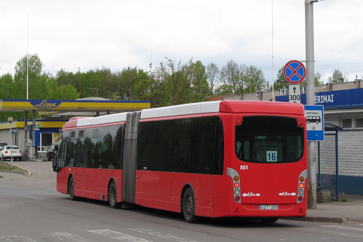 Литва, Van Hool New AG300 № 801