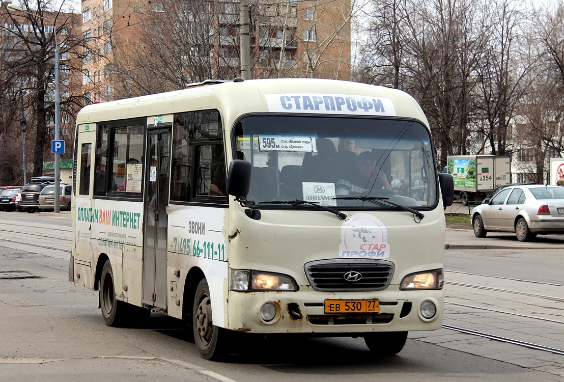 Москва, Hyundai County SWB C08 (ТагАЗ) № ЕВ 530 77