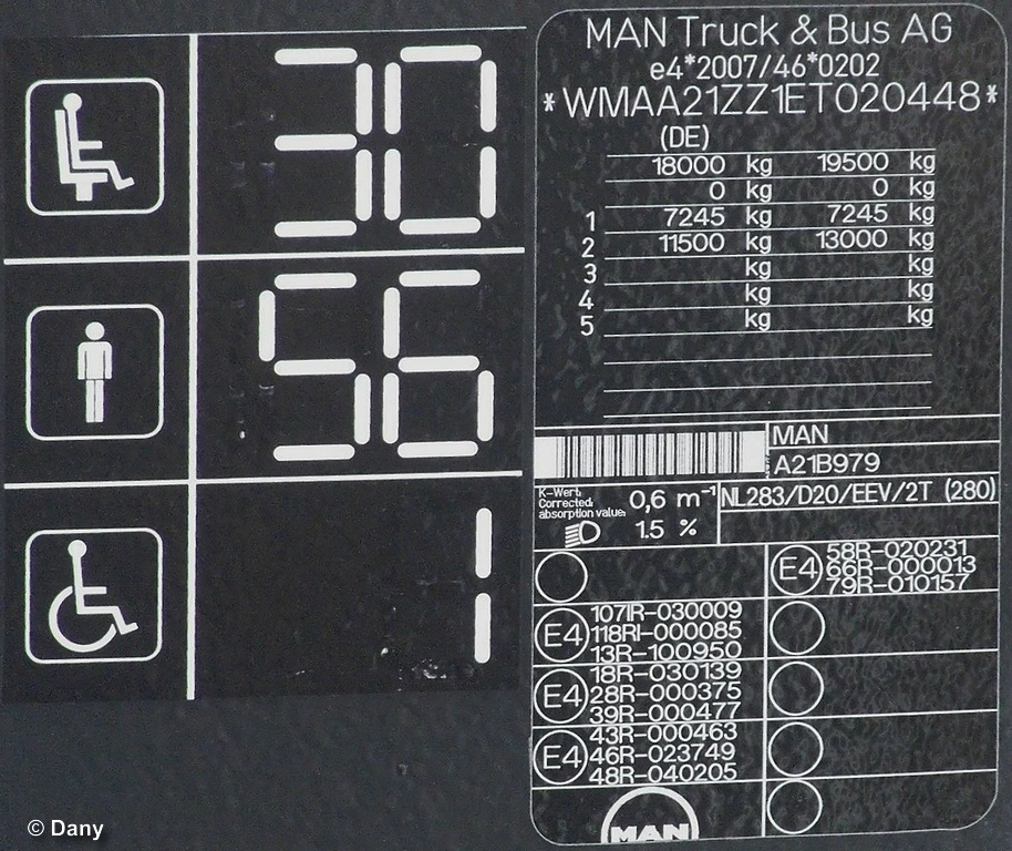 Саксония, MAN A21 Lion's City NL283 № 900 803-6