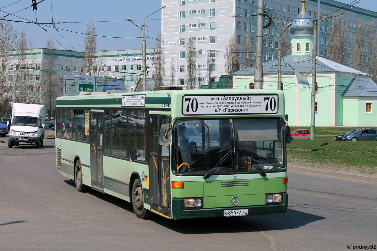 Пензенская область, Mercedes-Benz O405N2 № О 854 КА 58