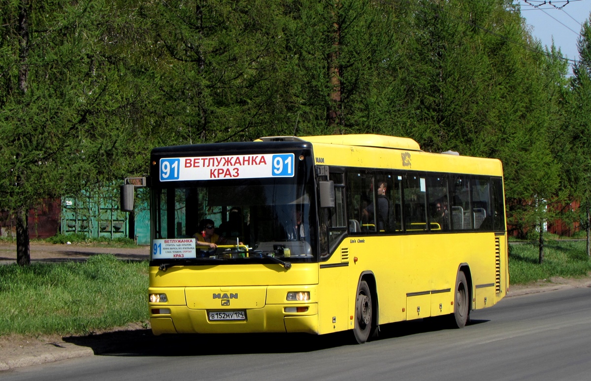 Красноярский край, MAN A74 Lion's Classic SL283 № В 152 МУ 124