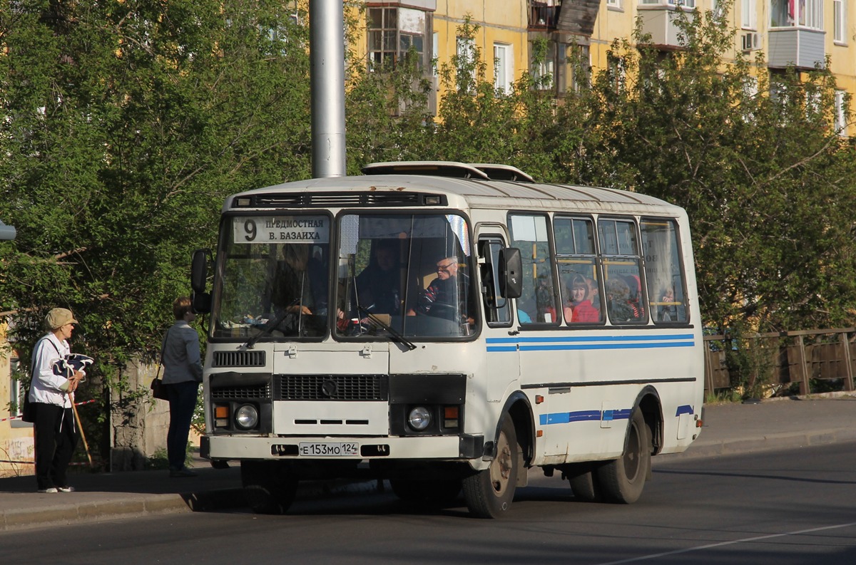 Красноярский край, ПАЗ-32054 № Е 153 МО 124