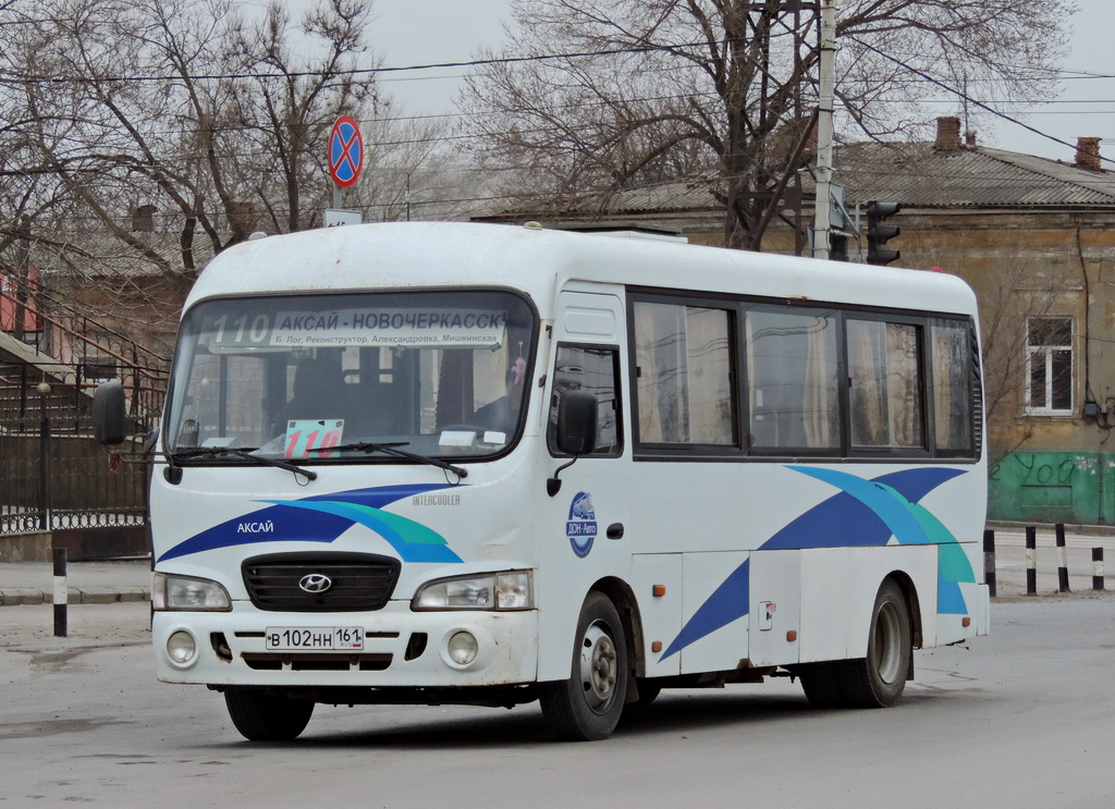 Rostov region, Hyundai County LWB C09 (TagAZ) # В 102 НН 161