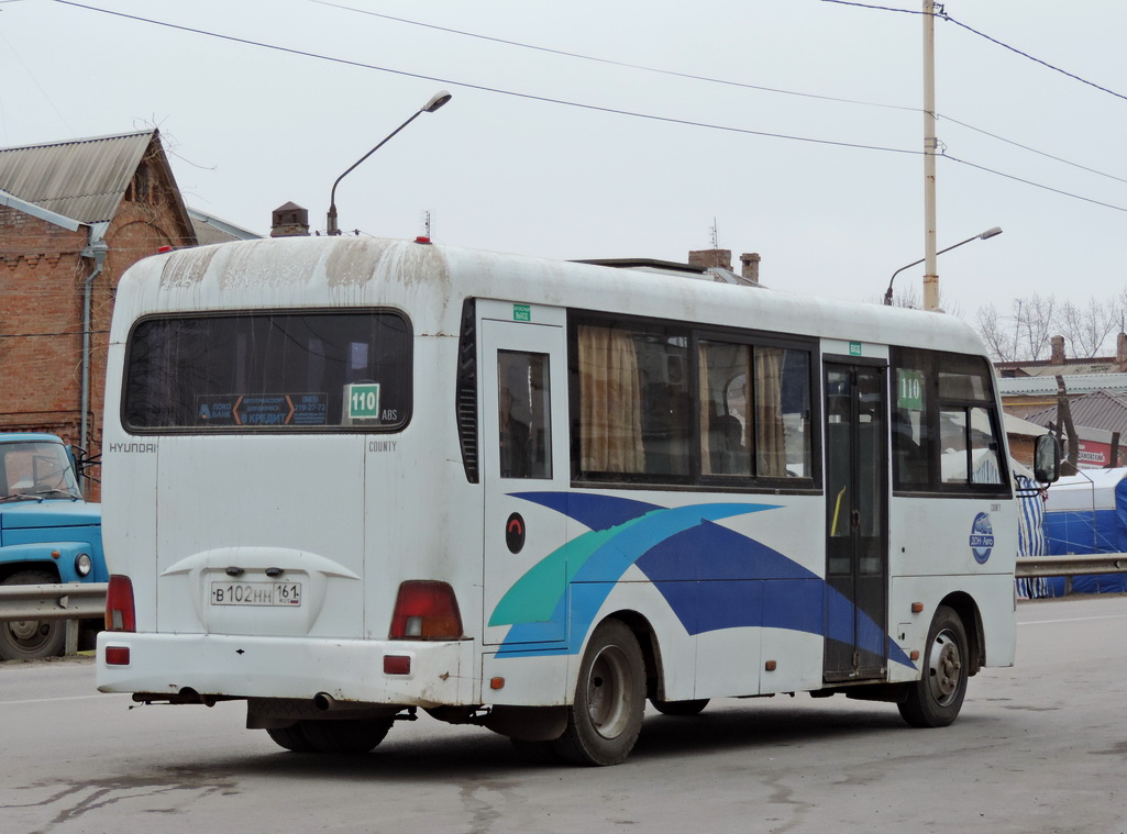 Rostovská oblast, Hyundai County LWB C09 (TagAZ) č. В 102 НН 161