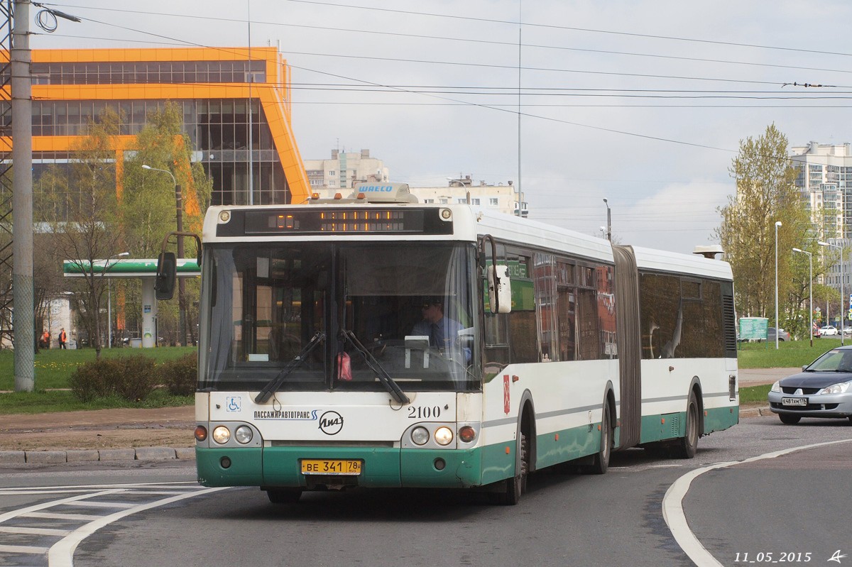 Sankt Petersburg, LiAZ-6213.20 Nr 2100