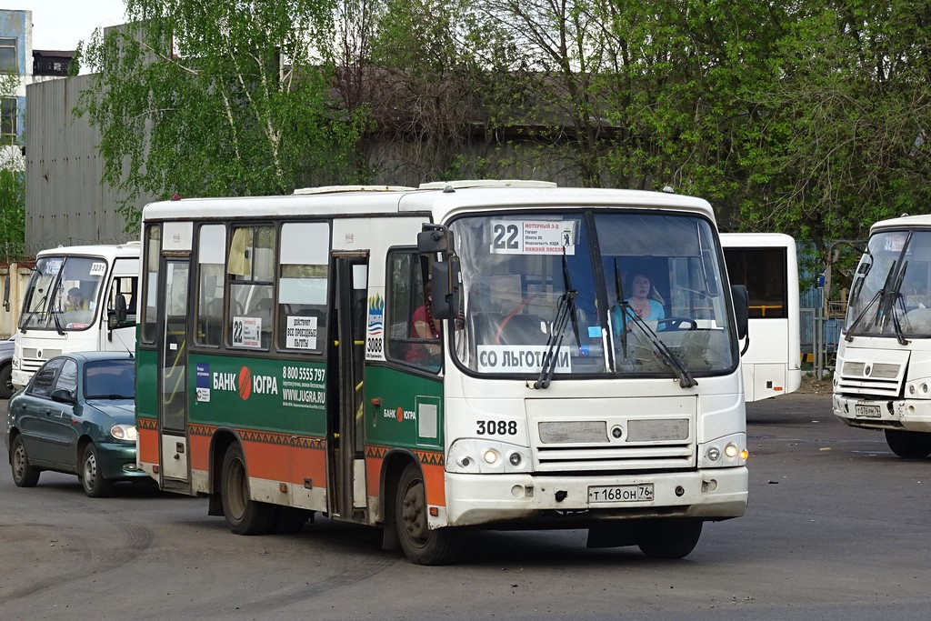 Ярославская область, ПАЗ-320402-03 № 3088