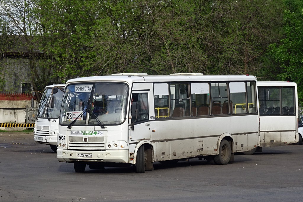 Ярославская область, ПАЗ-320412-03 № 3096