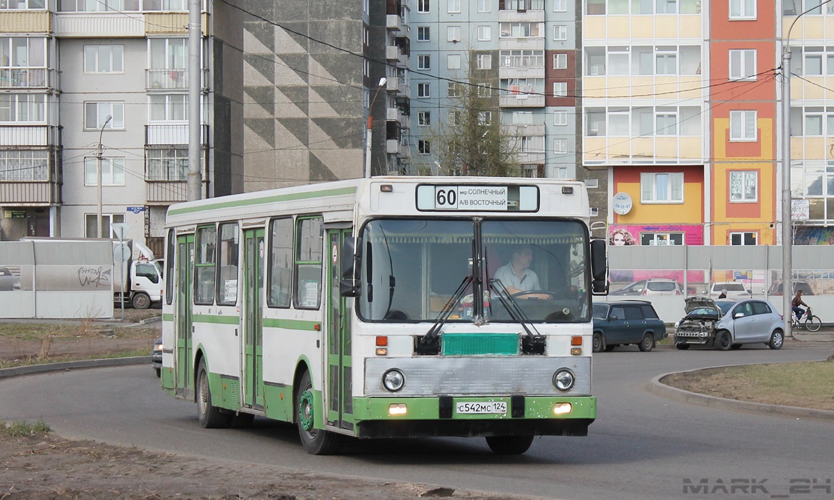 Kraj Krasnojarski, LiAZ-5256.25 Nr С 542 МС 124