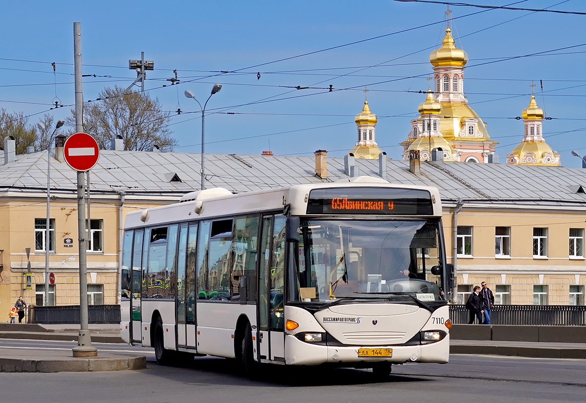 Санкт-Петербург, Scania OmniLink I (Скания-Питер) № 7110