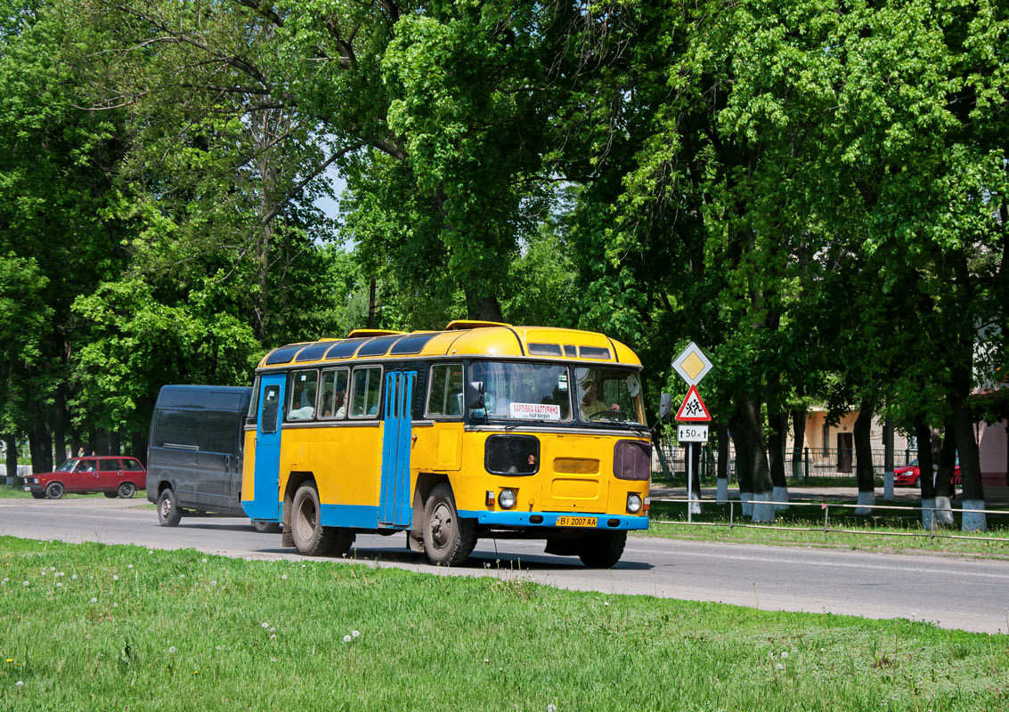 Полтавская область, ПАЗ-672М № BI 2007 AA