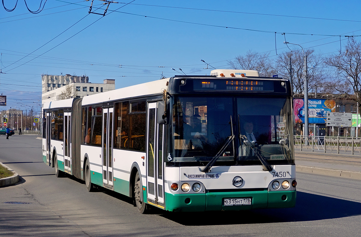 Санкт-Петербург, ЛиАЗ-6213.20 № 7450