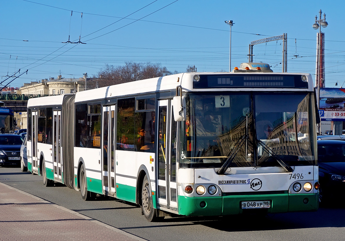 Санкт-Петербург, ЛиАЗ-6213.20 № 7496