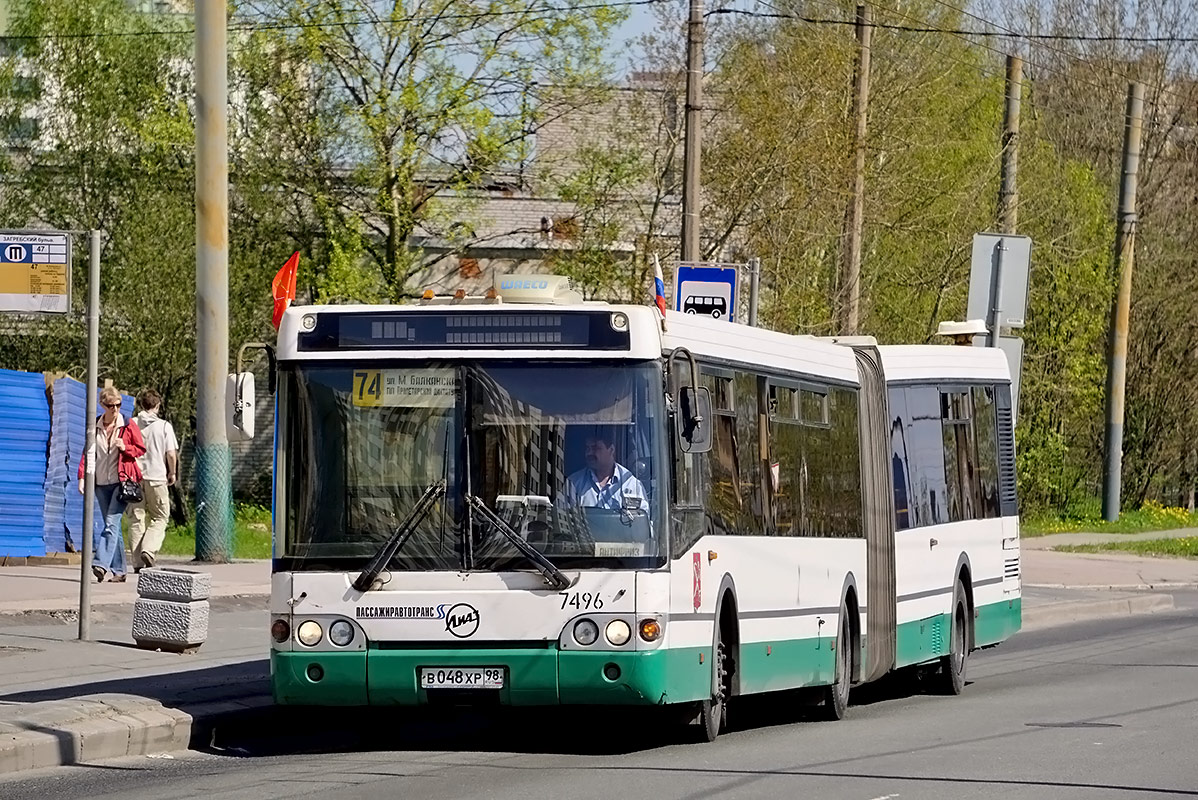 Санкт-Петербург, ЛиАЗ-6213.20 № 7496