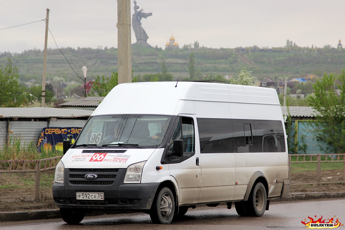 Волгоградская область, Нижегородец-222701 (Ford Transit) № Р 592 СА 34 —  Фото — Автобусный транспорт