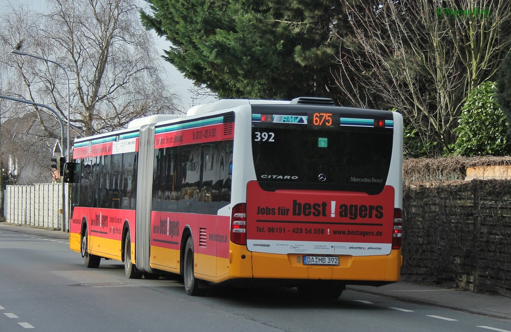 Гессен, Mercedes-Benz O530G Citaro facelift G № 392