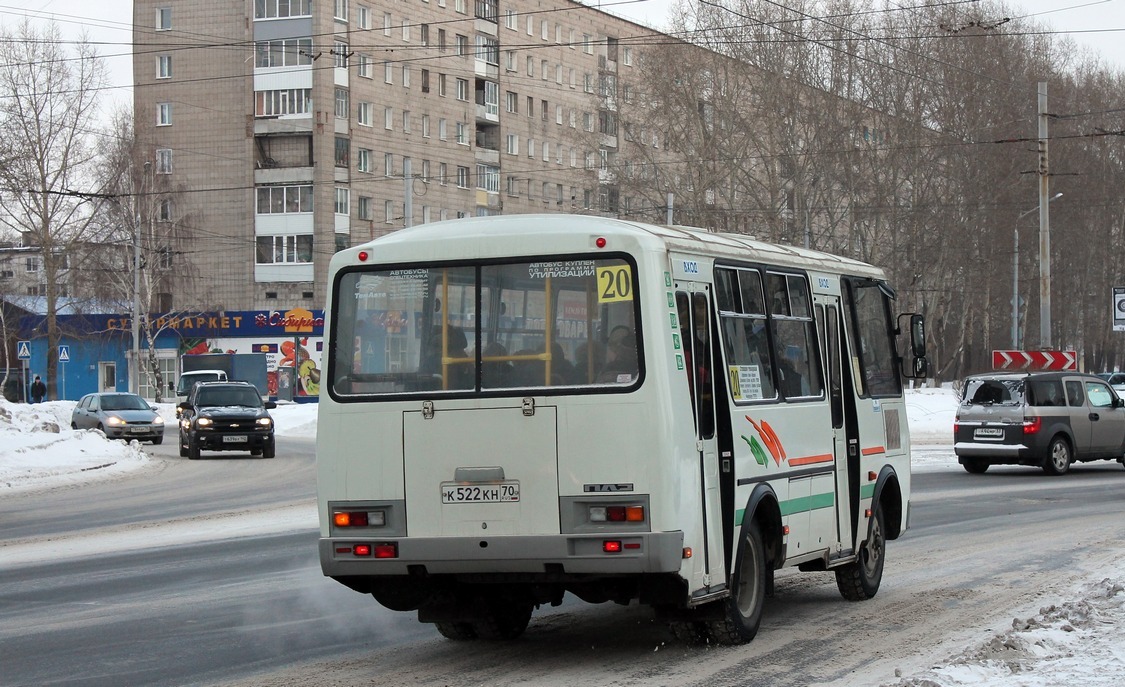 Томская область, ПАЗ-32054 № К 522 КН 70