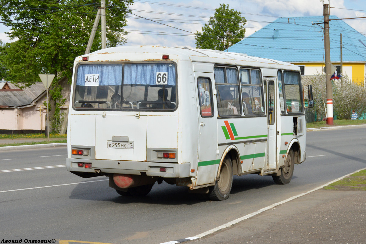 Мордовия, ПАЗ-32053 № К 295 МК 13