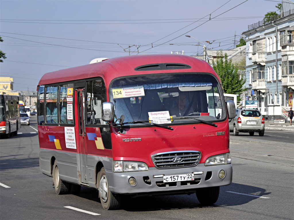 Алтайский край, Hyundai County Deluxe № С 157 ТУ 22