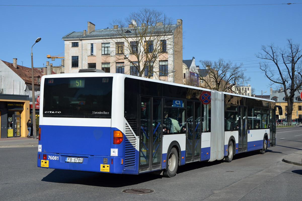 Латвия, Mercedes-Benz O530G Citaro G № 76081