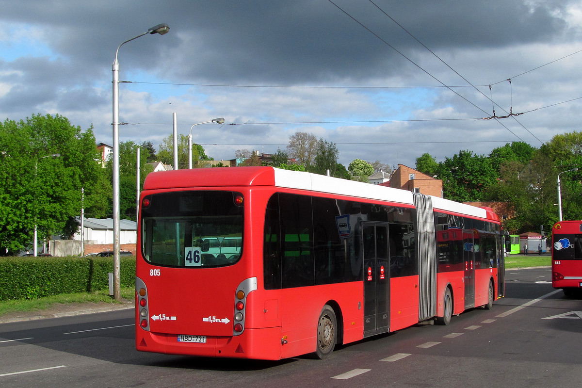 Литва, Van Hool New AG300 № 805