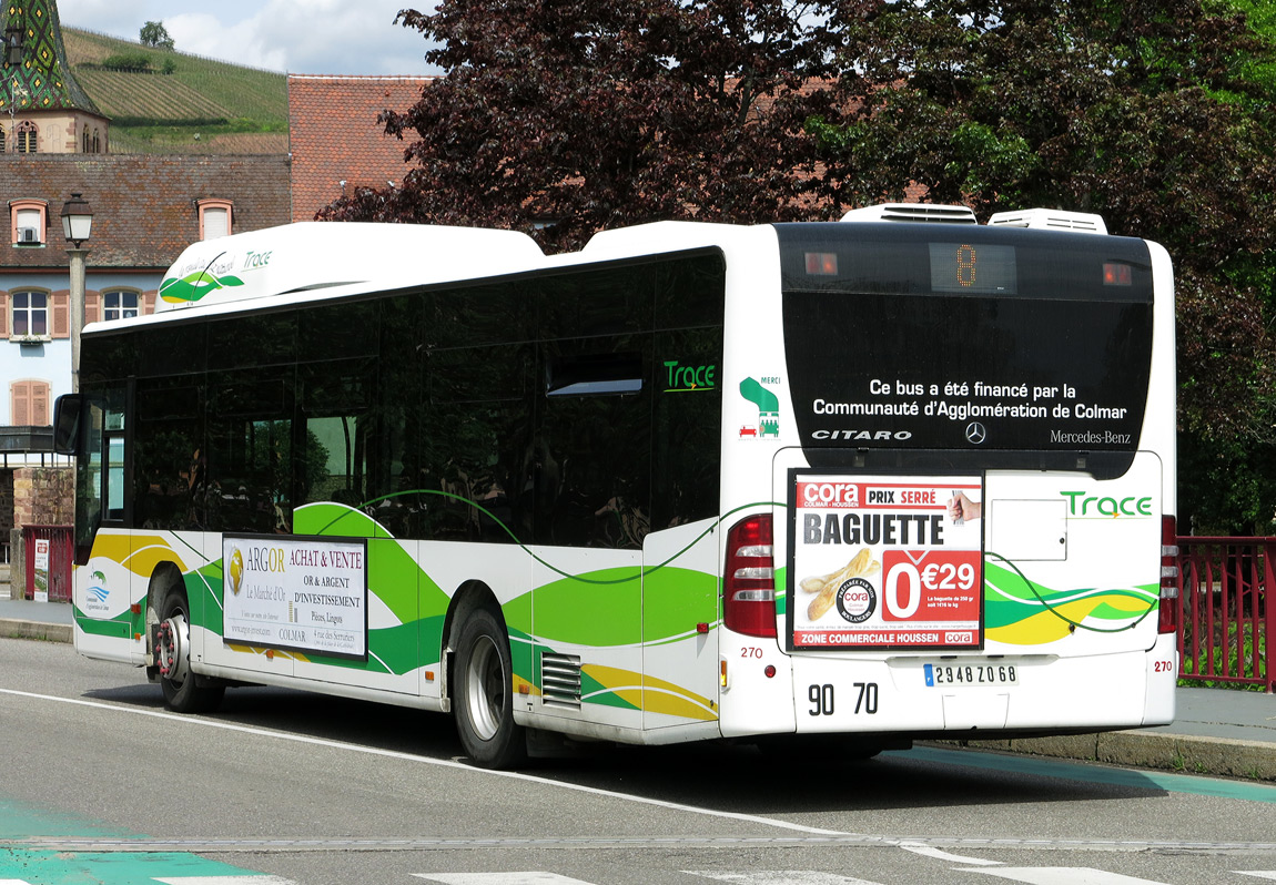 France, Mercedes-Benz O530 Citaro facelift CNG Nr. 270