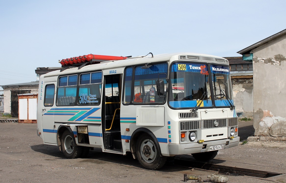 Томская область, ПАЗ-32053 № К 321 СУ 70