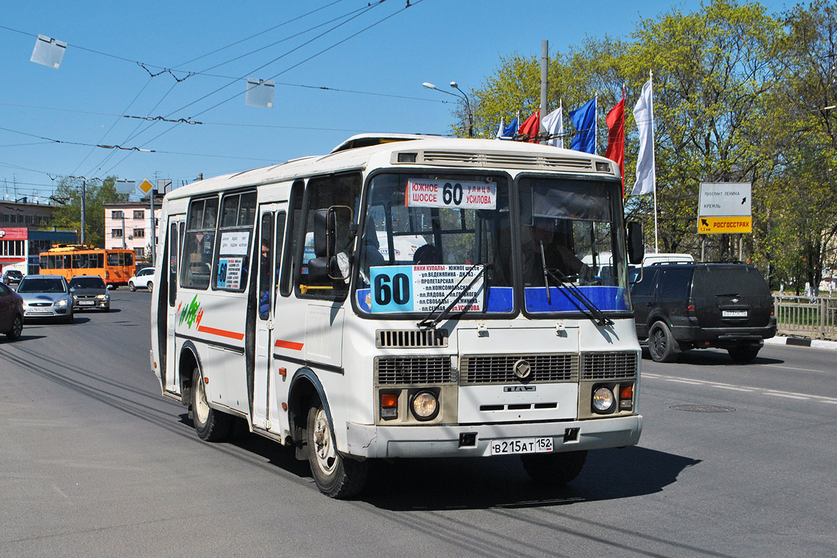 Нижегородская область, ПАЗ-32054 № В 215 АТ 152