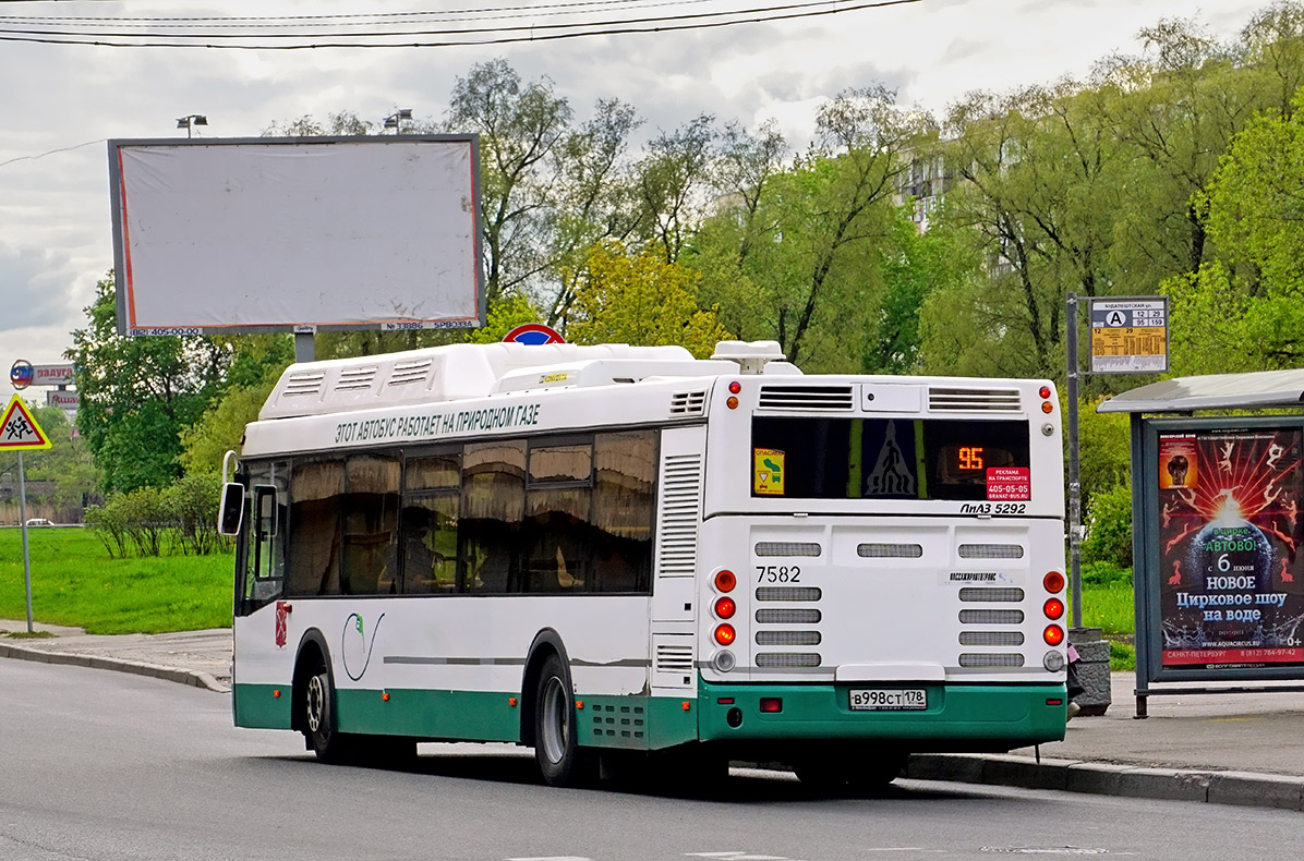 Санкт-Петербург, ЛиАЗ-5292.71 № 7582