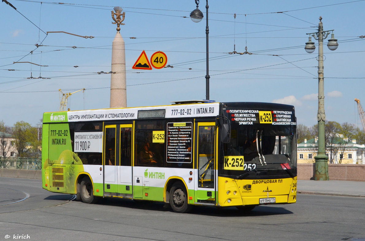 Sankt Peterburgas, MAZ-206.068 Nr. 240