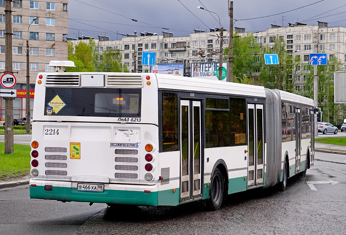 Sankt Petersburg, LiAZ-6213.20 Nr 2214